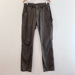 Carhartt Relaxed Fit Twill Utility Work Pants Size 33 x 34 Men's Brown